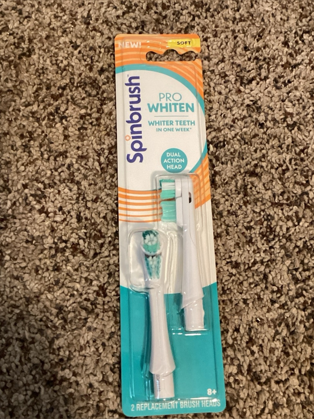 Spinbrush PRO WHITEN Refill, Soft Bristles, Arm & Hammer 2 Pack